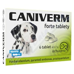 Caniverm forte tbl.6x0.7g a.u.v. Caniverm forte tbl.6x0.7g a.u.v.