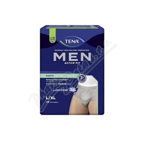 TENA Men Pants Normal Grey L/XL ink.kalh.8ks772803