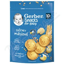 Gerber Snacks máslové sušenky 180g 10M+ Gerber Snacks máslové sušenky 180g 10M+