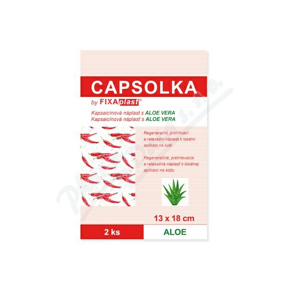 FIXAplast CAPSOLKA kapsaicínová nápl.13x18cm 2ks