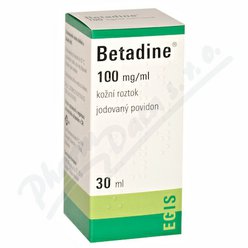 Betadine 100mg/ml drm.sol.1x30ml Betadine 100mg/ml drm.sol.1x30ml