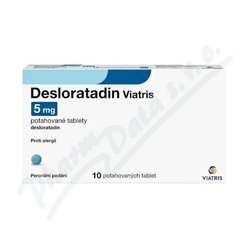 Desloratadin Viatris 5mg tbl.flm.10 Desloratadin Viatris 5mg tbl.flm.10