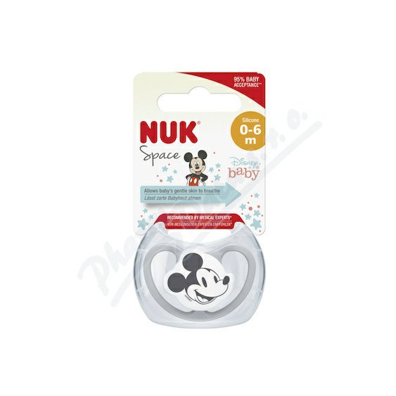 NUK Dudlík Space DISNEY Mickey 0-6 m.BOX Mix motiv