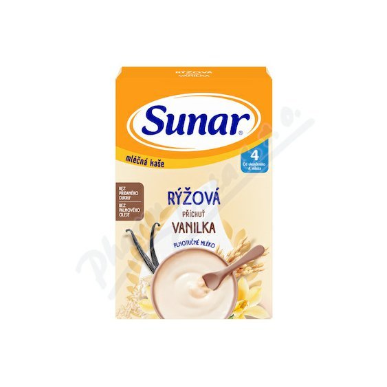 Sunar Mléčná rýžová kaše příchuť Vanilka 210g