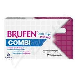 Brufen Combi 500mg/200mg tbl.flm.20 Brufen Combi 500mg/200mg tbl.flm.20