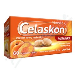 Celaskon meruňka 100mg tbl.60