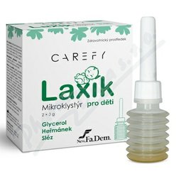 CAREFY Laxík mikroklystýr pro děti 2x3g CAREFY Laxík mikroklystýr pro děti 2x3g