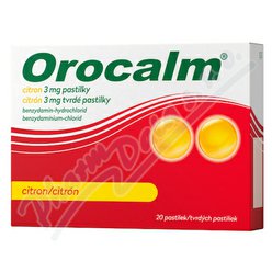 Orocalm citron 3mg pas.20 Orocalm citron 3mg pas.20