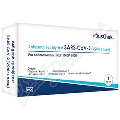 JusChek SARS-CoV-2 antigenní rychlý test 1ks JusChek SARS-CoV-2 antigenní rychlý test 1ks
