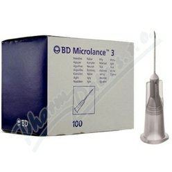 BD Microlance 3 inj.jehla 27G 0.4x13mm šedá 100ks BD Microlance 3 inj.jehla 27G 0.4x13mm šedá 100ks