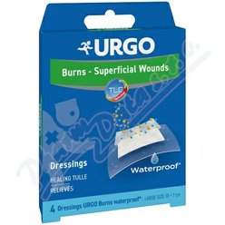 URGO BURNS Voděod.náplasti na popál.10x7cm 4ks URGO BURNS Voděod.náplasti na popál.10x7cm 4ks