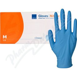 ABENA Rukavice vyš.Nitril Clas.M nepudr.modré 30ks ABENA Rukavice vyš.Nitril Clas.M nepudr.modré 30ks