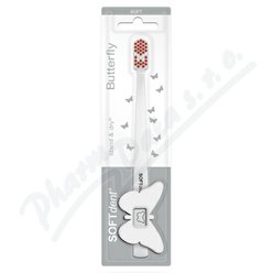 SOFTdent Butterfly zubní kartáček SOFT 1ks