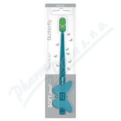 SOFTdent Butterfly zubní kartáček MEDIUM 1ks
