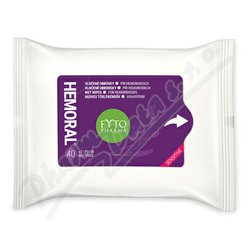 Hemoral vlhč.hyg. ubr.při hemoroidech 40ks Fytoph.