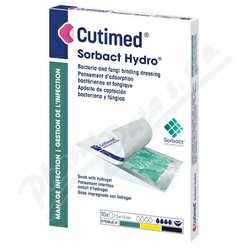 Cutimed Sorbact Hydro antimikr.krytí 7.5x15cm 10ks Cutimed Sorbact Hydro antimikr.krytí 7.5x15cm 10ks