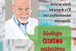 Petice pro zajištění rovné dostupnosti léčiv ve všech lékárnách v ČR bez zvýhodňování monopolních struktur lékárenských řetězců